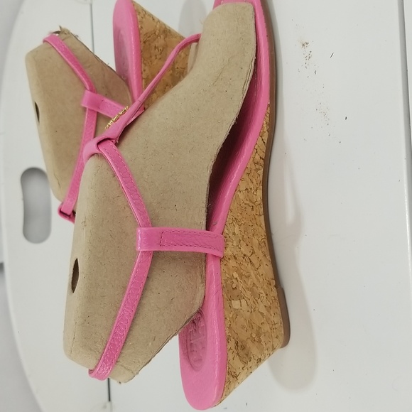 Tory Burch Pink Wedge Sandal - Picture 6 of 14